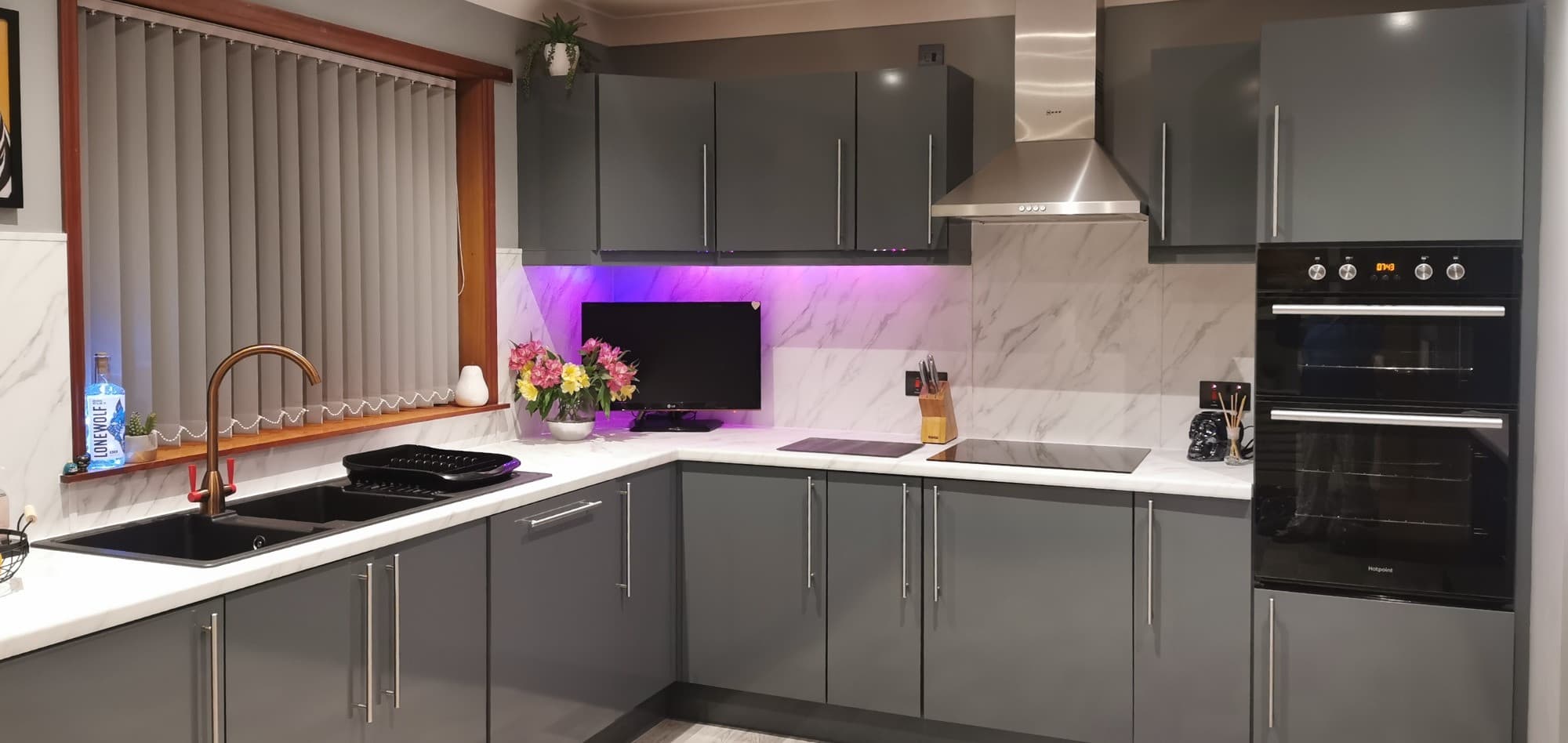Kitchen wrapping South Yorkshire — transformed kitchen